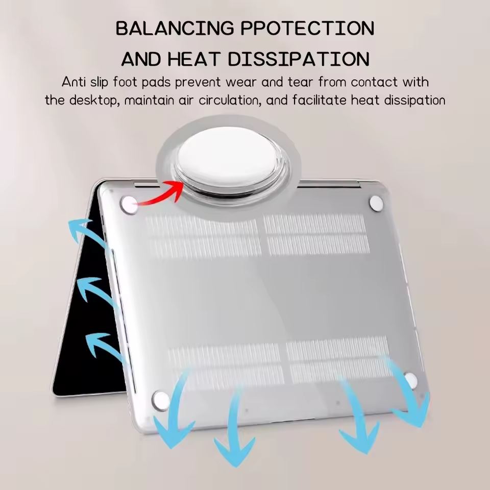 Fotografía 1 de cubierta protectora dura de cristal transparente Para MacBook Pro funda de 13 pulgadas 2022-2016 lanzamiento M1 A2338 A2289 A2251 A2159 A1989 A1706 A1708 disponible en STI FACU RUIZ