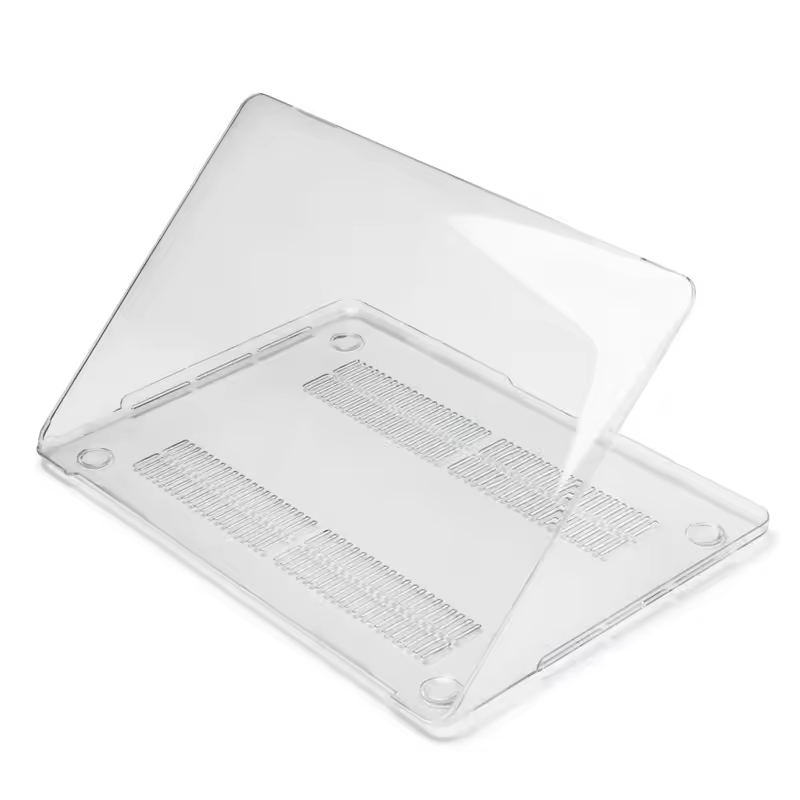 Fotografía 5 de cubierta protectora dura de cristal transparente Para MacBook Pro funda de 13 pulgadas 2022-2016 lanzamiento M1 A2338 A2289 A2251 A2159 A1989 A1706 A1708 disponible en STI FACU RUIZ