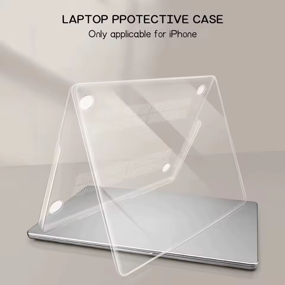 Fotografía 2 de cubierta protectora dura de cristal transparente Para MacBook Pro funda de 13 pulgadas 2022-2016 lanzamiento M1 A2338 A2289 A2251 A2159 A1989 A1706 A1708 disponible en STI FACU RUIZ