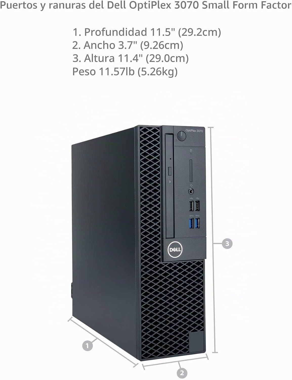 Fotografía 5 de Dell OptiPlex 3070 i7-9700 32 GB RAM SSD 512 GB disponible en STI FACU RUIZ