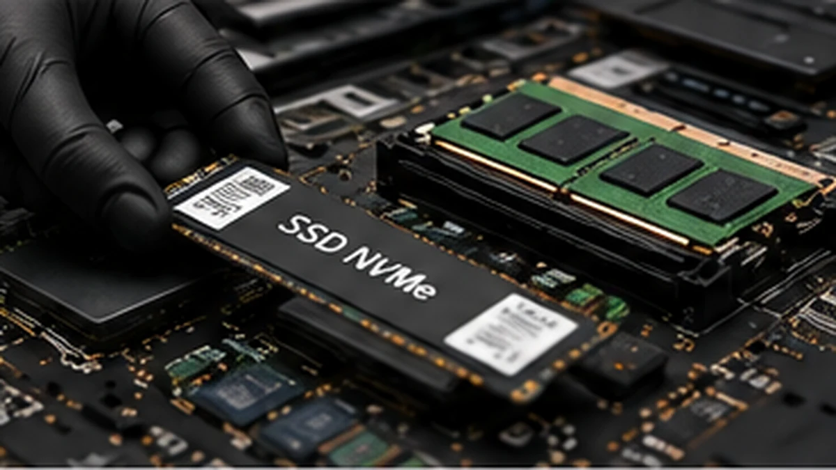 Instalaci&oacute;n de SSD y memoria RAM en notebook